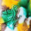 （官窑）虎皮三彩雙龍戲珠（陽紋）觀音瓶（清•康熙）：圖片 13