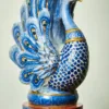 青花釉凤凰花瓶：圖片 8
