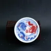 雙龍戲珠青花釉裏紅景德鎮茶具-風水擺件：圖片 7