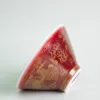 鬥型手壓杯 籃釉描金龍紋、豇豆紅描金鳳紋：圖片 6